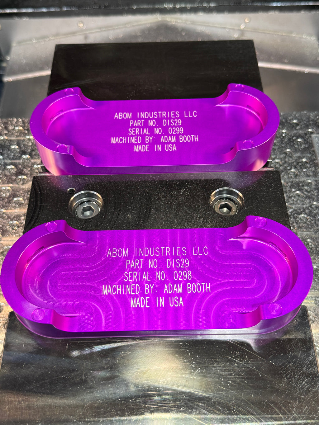 Abom Original Drill Index - Post Engraved - Purple
