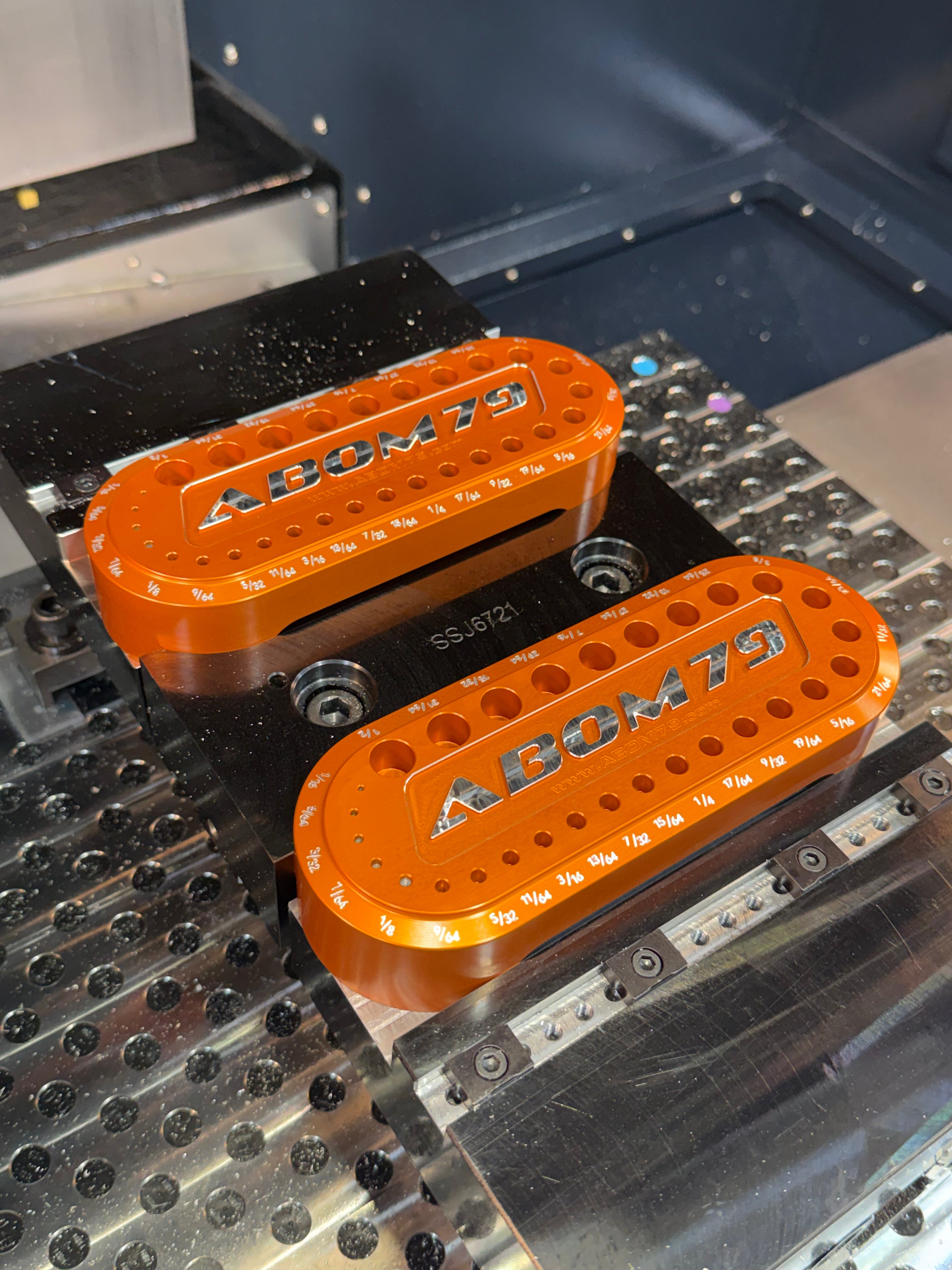 Abom Original Drill Index - Post Engraved - Orange