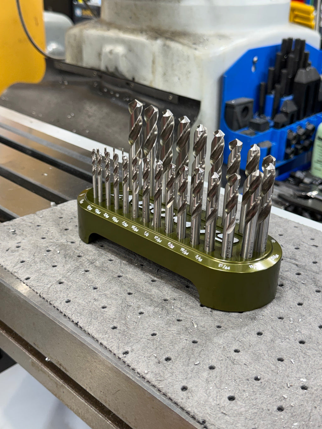 Abom Original Drill Index - Post Engraved - OD Green