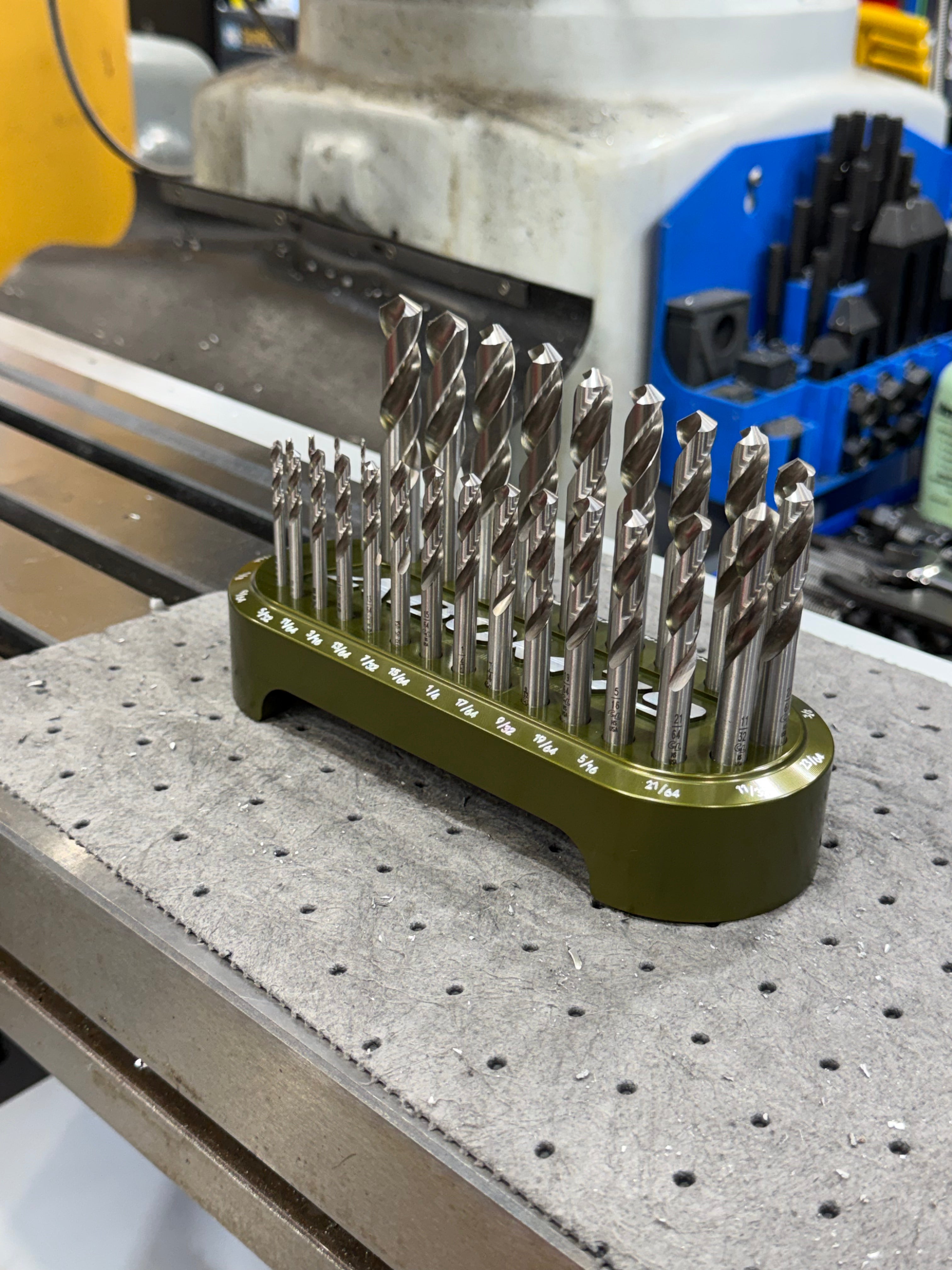 Abom Original Drill Index - Post Engraved - OD Green