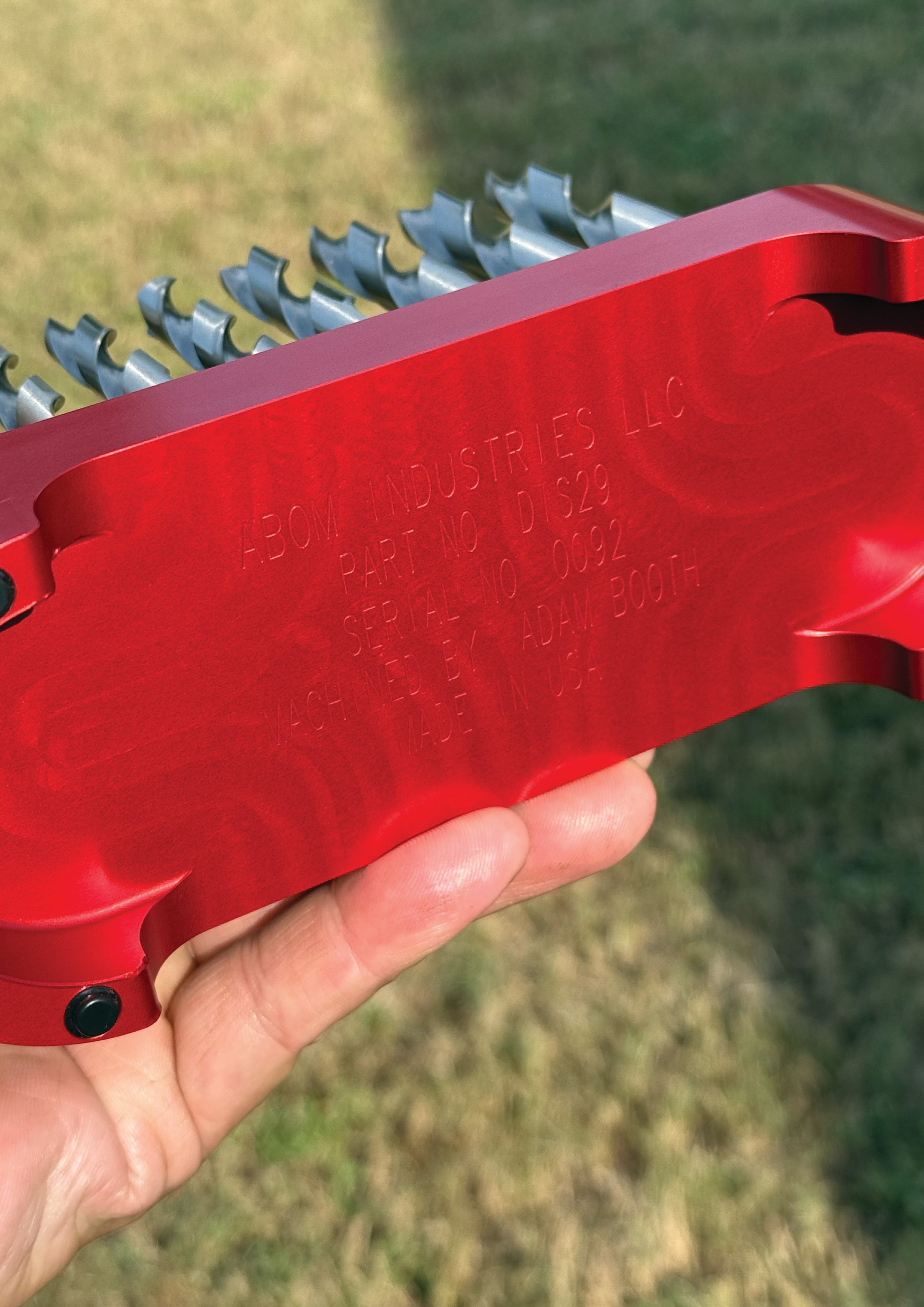 Abom Original Drill Index with Chicago-Latrobe Style 157 Screw Machine Length Drills- Red